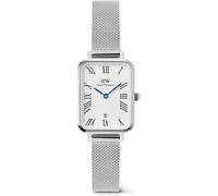 Daniel Wellington Damenuhr Quadro DW.DW00100863 Edelstahl silber quadratisch 20x26 mm Datum