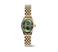 Daniel Wellington Damenuhr Ophelia Mini Emerald Gold DW00100804 PVD-beschichtet