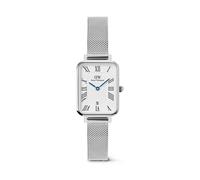 Daniel Wellington Damenuhr Quadro DW.DW00100863 Edelstahl silber quadratisch 20x26 mm Datum
