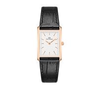 Daniel Wellington DW Uhr Bound Black Crocodile Rose Gold 22x32 MIC