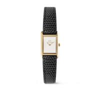 Daniel Wellington DW Uhr Bound Mini Black Lizard Gold 17x25,9mm