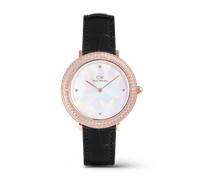 Daniel Wellington DW Uhr Crystalline Bezel Black Croc Rose Gold 32mm