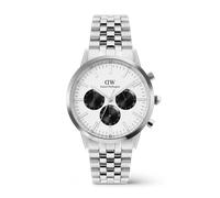 Daniel Wellington Herrenuhr Edelstahl silber, weiß Herren