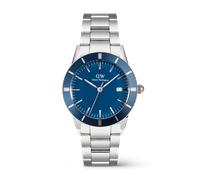 Daniel Wellington DW Uhr Iconic Paradigma Link Blue Enamel Silver 40mm