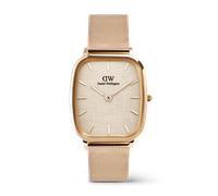 Daniel Wellington DW Uhr Marlon Melrose Linen 32x36,3mm Rose Gold