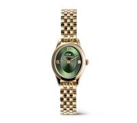 Daniel Wellington DW Uhr Ophelia Mini Emerald Gold 22x25.5mm