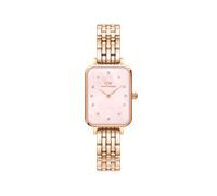 Daniel Wellington DW Uhr Quadro Lumine 5-Link Melrose Pink MoP 20x26mm Rose Gold