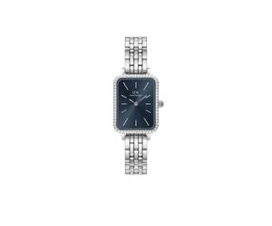 Daniel Wellington DW Uhr Quadro Lumine Bezel 5-Link Arctic Silver 20x26mm