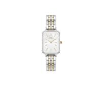 Daniel Wellington DW Uhr Quadro Lumine Bezel 5-Link Two-Tone MOP 20x26mm Silver