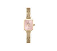 Daniel Wellington DW Uhr Quadro Mini Evergold Blush 15.4x18.2mm Gold