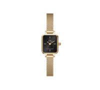 Daniel Wellington DW Uhr Quadro Mini Evergold Onyx 15.4x18.2mm Gold
