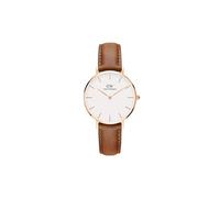 Daniel Wellington Petite Durham, Hellbraun/Roségold Uhr, 28mm, Leder, für Damen