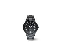 Daniel Wellington Iconic Automatik 40 mm Herrenuhr, DW Automatikuhr, Zifferblatt mit Datumskalender, 10 ATM wasserdichtes Edelstahlgehäuse Uhr für Herren, Schwarze Glieder, 40