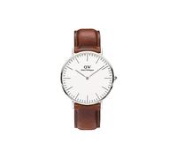 Daniel Wellington Herren Armbanduhr 'St. Mawes' braun / silber, Größe One Size, 2060714 Braun / Silber One Size