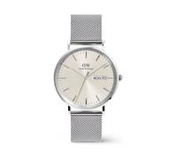 Daniel Wellington Herren-Armbanduhr Classic Day Display Sterling Champagner DW00100828, silber