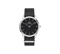 Daniel Wellington Herren-Uhr Iconic NATO Heritage 40 mm Schwarz/Silber