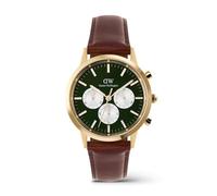 Daniel Wellington DW Uhr Iconic Chronograph St Mawes Emerald Panda Gold 42mm