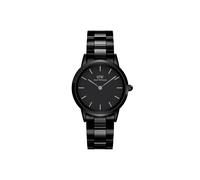 Daniel Wellington Unisexuhr Iconic Link DW00100415 28 mm Keramik & Edelstahl (316L) Schwarz