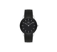 Daniel Wellington Iconic Motion 40mm Uhr Herren, DW Klassisch Rubber Silber Herren Uhr