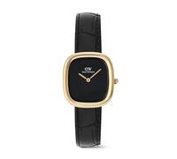 Daniel Wellington Margot Uhren 24 x 26 316L Edelstahl mit PVD-Beschichtung Gold, Echtleder Gold