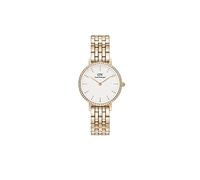 Daniel Wellington DW Uhr Petite Lumine Bezel 5-Link Melrose 28mm Rose Gold