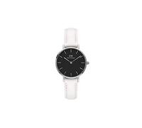 Daniel Wellington Petite Bondi Uhr Damen, 28mm Leder Silber Damen Uhr