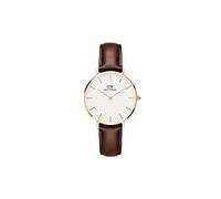 Daniel Wellington Petite Bristol Uhr Damen, 32mm Leder Roségold Damen Uhr