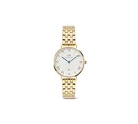 Daniel Wellington Damenuhr Petite RN Date DW.DW00100857 Edelstahl Gelbgold 28 mm Damen