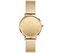 Daniel Wellington Armbanduhr Petite Reflection DW00100797 Quarz Edelstahl Gelbgold 28 mm Damen