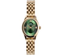Daniel Wellington Damenuhr Ophelia Mini Emerald Gold DW00100804 PVD-beschichtet