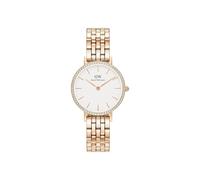 Daniel Wellington Uhr Petite Lumine Bezel 5-Link Melrose 28 mm Roségold
