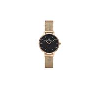 Daniel Wellington Petite Melrose, Roségold/Roségold Uhr, 28mm, Mesh, für Damen