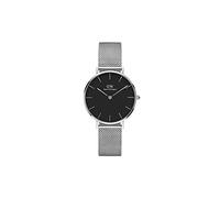 Daniel Wellington Petite Melrose, Silber/Silber Uhr, 32mm, Mesh, für Damen