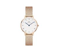 Daniel Wellington Damenuhr Petite Roman Numerals Melrose 28 mm Roségold