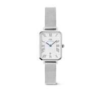 Daniel Wellington Damenuhr Quadro DW.DW00100863 Edelstahl silber quadratisch 20x26 mm Datum