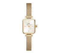 Daniel wellington quadro quarz goldfarbenem damen uhr mit beige zifferblatt und edelstahl armband one_size Gold