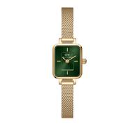 Daniel Wellington Uhr - Dw Quadro Mini Evergold G 15X18Mm Emerald Sunray - Gr. unisize - in Gold - für Damen