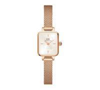Daniel Wellington DW Uhr Quadro Mini Melrose Rose Gold Champagne 15.4x18.2mm