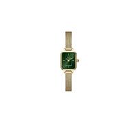 Daniel Wellington Uhr - Dw Quadro Mini Evergold G 15X18Mm Emerald Sunray - Gr. unisize - in Gold - für Damen