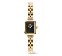 Daniel wellington quarz goldfarbenem damen uhr mit schwarzem zifferblatt und edelstahl armband one_size Gold