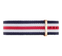 Daniel Wellington Textilband Kunststoff blau, rot, weiß Damen