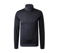 DANIELE FIESOLI Rollkragenpullover Herren Slim Fit Merinowolle blau, L
