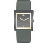 Danish Design Damenuhr eckig Lederband grün IV44Q1257