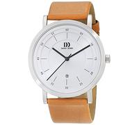 Danish Design Herren Analog Quarz Uhr mit Leder Armband 3314529