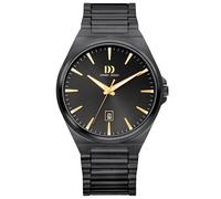 Danish Design IQ96Q1303 Herren-Armbanduhr Quarz DKx Pro Grau/Goldfarben
