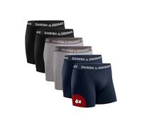 DANISH ENDURANCE 6er Pack Boxershorts Herren, Mit oder ohne Eingriff | Weiche Baumwolle Unterhosen Herren, Atmungsaktiv und mit optionalem Eingriff, für den Alltag, mit Anti-Loch-Garantie