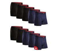 DANISH ENDURANCE Bambus Boxershorts Herren, Atmungsaktiv, 6er & 10er Pack | Bambus Boxershorts, Etikettfrei, Superweich, Atmungsaktiv & Geruchshemmend mit sicherem Sitz, für Alltag, Arbeit & Reisen