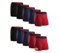 DANISH ENDURANCE Boxershorts Bamboo Trunks (DN-198000) XL navy_black_red_red