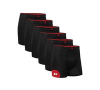 DANISH ENDURANCE Boxershorts Bamboo Trunks with fly (DN-159000) M Schwarz