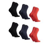DANISH ENDURANCE Bambus Socken, Business Socken, Anti-Blasen, 3 & 6 Paar | Bambus Business Socken, Bunte Socken, Weich, Atmungsaktiv & Anti-Blasen, für Büro & formelle Anlässe, Unisex